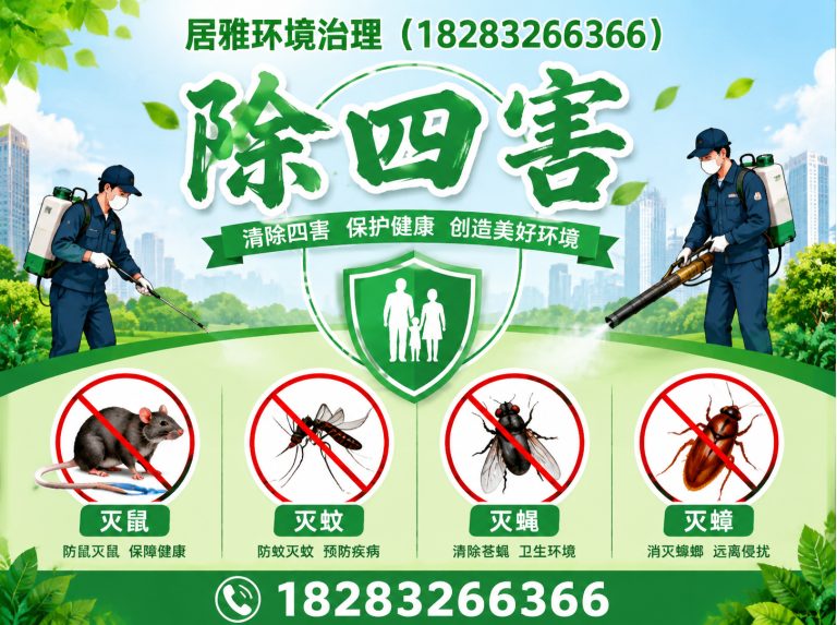 崇州市病媒生物防制展示图